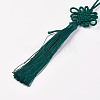Polyester Tassel Pendant Decorations HJEW-WH0004-A03-2
