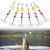 SUPERFINDINGS 90Pcs 6 Styles Iron Fishing Lures IFIN-FH0001-83B-5