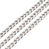 Tarnish Resistant 304 Stainless Steel Cuban Link Chains CHS-K016-02B-P-1