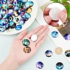 Glass Cabochons GGLA-R040-25mm-02-4