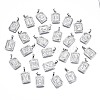 304 Stainless Steel Pendants STAS-S119-009-01-2