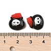 Halloween Theme Opaque Resin Cabochons CRES-M037-07H-3