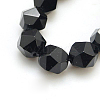 Natural Black Onyx Beads Strands G-C072-10mm-1-1