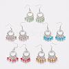 Tibetan Style Chandelier Earrings EJEW-JE00535-1