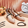 4 Sets Imitation Leather Women's Adjustable Detachable Anti-Loose Shoe Straps for High Heels AJEW-OC0013-18-5