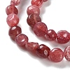 Natural Strawberry Quartz Beads Strands G-P497-01C-02-4