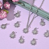 SHEGRACE Brass Micro Pave Cubic Zirconia Pendants XGRQ3D919-463P-5