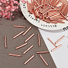   100 Pcs Brass Tube Beads KK-PH0001-69-3