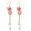 Acrylic Dangle Earrings EJEW-JE06938-3