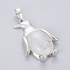 Natural Quartz Crystal Pendants G-L512-A28-2