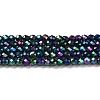 Electroplate Glass Beads Strands LS-GLAA-H021-01A-FP11-2