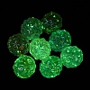 UV Plating Luminous Acrylic Beads MACR-D024-22-2
