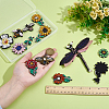 12Pcs 12 Styles Felt Ornament Accessories PATC-PH0001-63-3