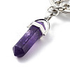 Natural Amethyst Keychain KEYC-M022-03A-3