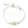 Adjustable Nylon Cord Bracelets BJEW-C096-01G-14-4