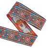 Ethnic Style Embroidery Polyester Ribbons OCOR-WH0079-40B-1