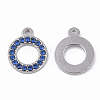 304 Stainless Steel Pendants STAS-T050-003B-2