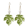 Painting Alloy Dangle Earrings EJEW-JE05740-4