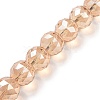 Electroplate Glass Bead Strands EGLA-J140-FR03-14mm-2