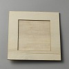 Square Wood Photo Frames DIY-WH0349-45-2