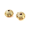 Texture Brass Beads KK-S379-02G-B-2