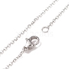 Natural Gemstone Cage Pendant Necklace with 304 Stainless Steel Cable Chains for Women NJEW-JN03905-01-6