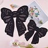 4Pcs 2 Styles Polyester Embroidery Iron on Clothing Patches PATC-GF0001-51B-4