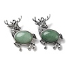 Alloy Elk Brooches JEWB-A021-02AS-07-1