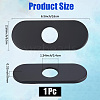 Oval Stainless Steel Faucet Hole Covers STAS-WH20001-18F-EB-2