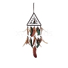 Cotton Woven Net/Web with Feather Hanging Decorations PW-WG4983A-01-1