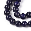 Dyed Natural Mashan Jade Round Beads Strands G-T139-8mm-67H-4