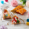 50Pcs Heart Printed Organza Bags OP-TADJ0001-01E-5