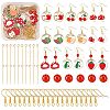 DIY Fruit & Rabbit Drop Earring Making Kit DIY-SZ0007-52-1