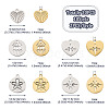  Jewelry 20Pcs 10 Style 304 Stainless Steel Pendants STAS-PJ0001-42-13