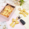 PU Leather Keychains KEYC-WH0029-129A-4