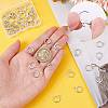 25Pairs Brass Huggie Hoop Earring Findings KK-CN0001-84-4
