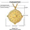 304 Stainless Steel Pendants SA-OY001-74G-2