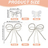 2 Styles Acrylic & Plastic Shoe Buckle Clips FIND-MA0001-10A-2