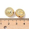 Brass Micro Pave Cubic Zirconia Beads KK-Q068-44G-4