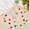 2 Sets Alloy Hollow Essential Oil Diffuser Perfume Locket Pendant 304 Stainless Steel Chain Necklaces NJEW-HS0001-22A-5