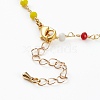 Faceted Glass Beaded Necklaces NJEW-JN03278-02-3