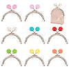   8Pcs 8 Colors Iron Kiss Lock Purse Frames DIY-PH0022-29-1