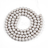 Baking Painted Pearlized Glass Pearl Bead Strands HY-N002-4mm-B05-3