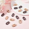 WADORN 16Pcs 2 Colors Alloy Screw-in Eyelet Grommets FIND-WR0008-52-3