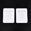 Cardboard Jewelry Display Cards CDIS-N002-008-1