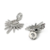 Brass Micro Pave Cubic Zirconia Peg Bails Charms KK-D106-14P-3