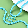 Handmade Polymer Clay Beads Strands X-CLAY-N008-061-05-7
