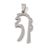 201 Stainless Steel Pendants STAS-A094-20P-1