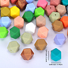 Hexagonal Silicone Beads SI-JX0020A-77-2