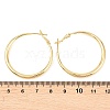 Brass Hoop Earrings for Women EJEW-A156-17C-G-5